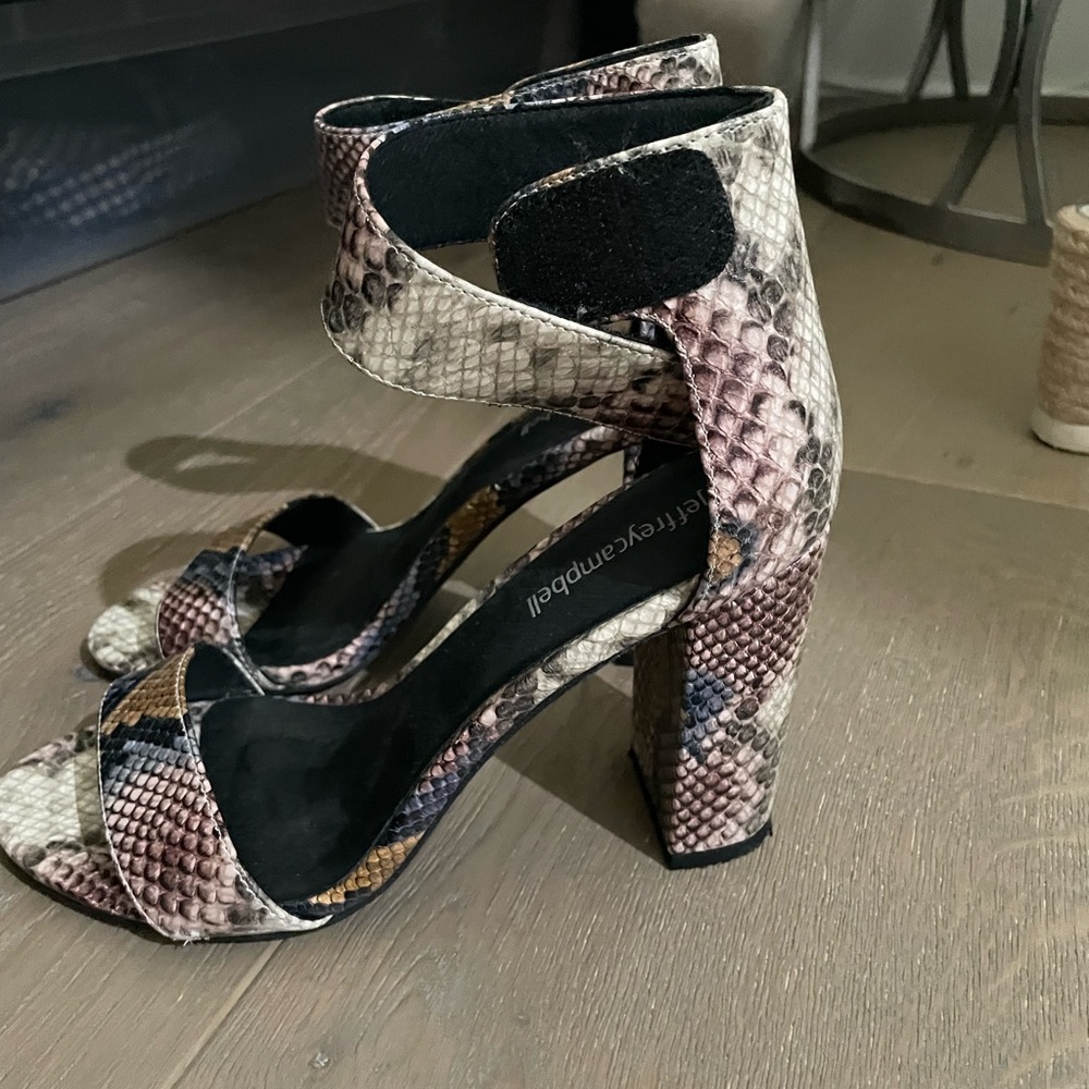 Snakeskin Heels